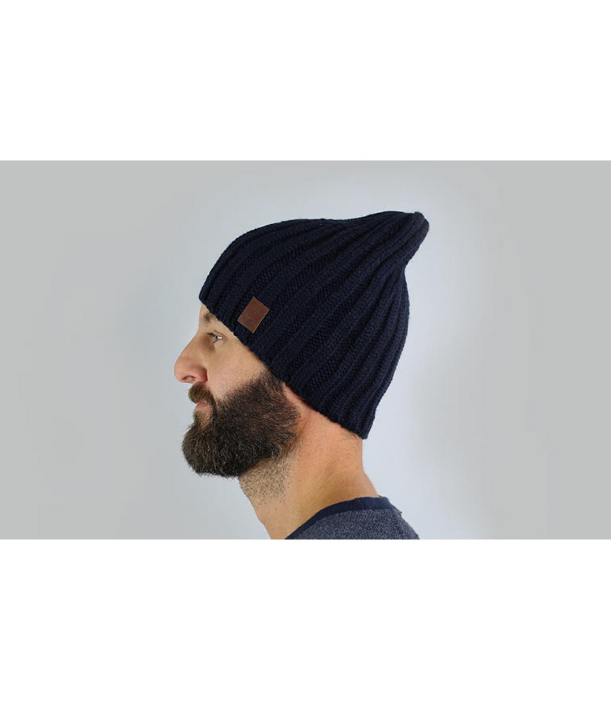 Navy oversize men beanie Milford beanie navy